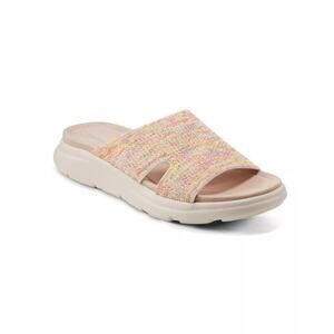 Easy Spirit Amari Knit Slide Sandals Pink - Size 6M